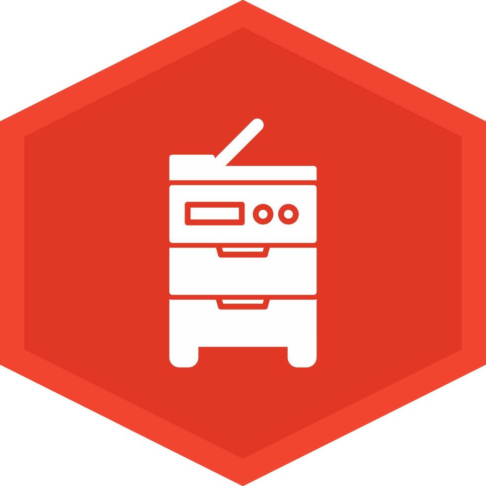 Copy Machine Icon Design Symbol vector