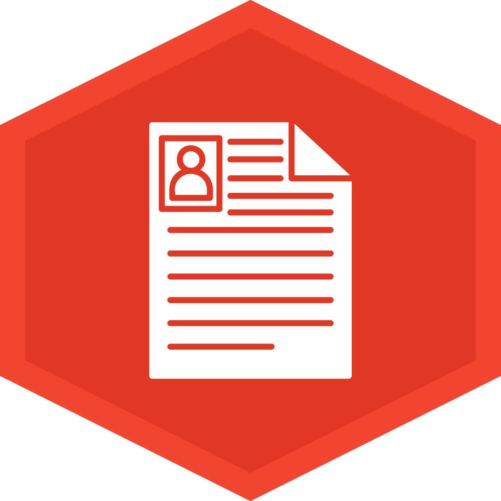 Curriculum Vitae Icon Design Symbol vector