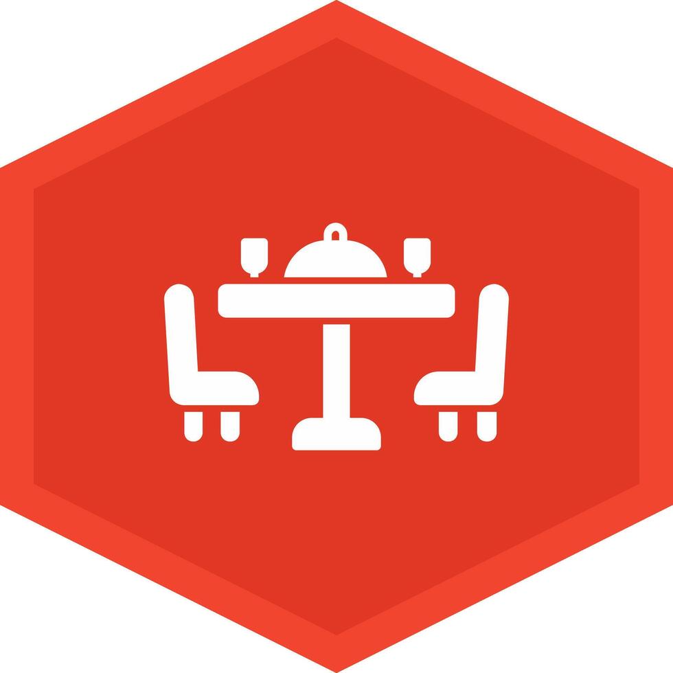 Dining Table Icon Design Symbol vector