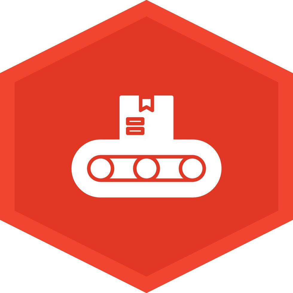 Conveyor Belt Icon Design Symbol vector