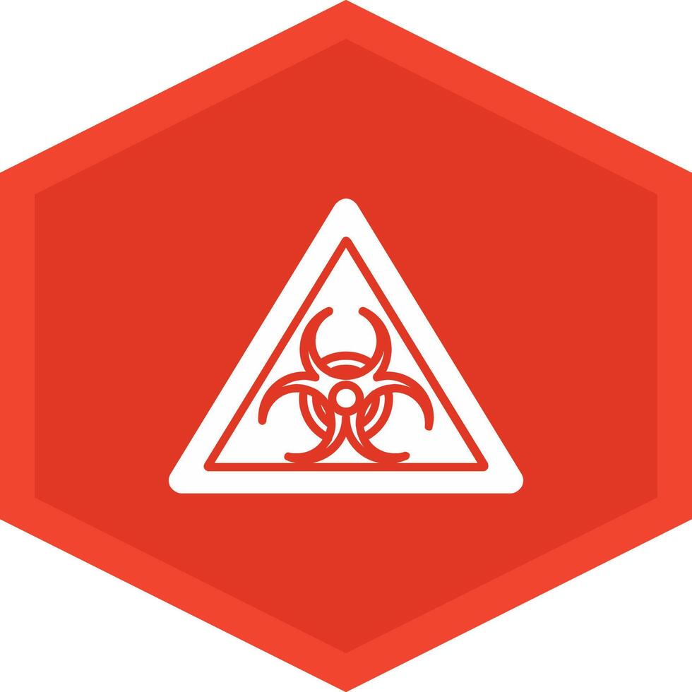 Biological Hazard Icon Design Symbol vector