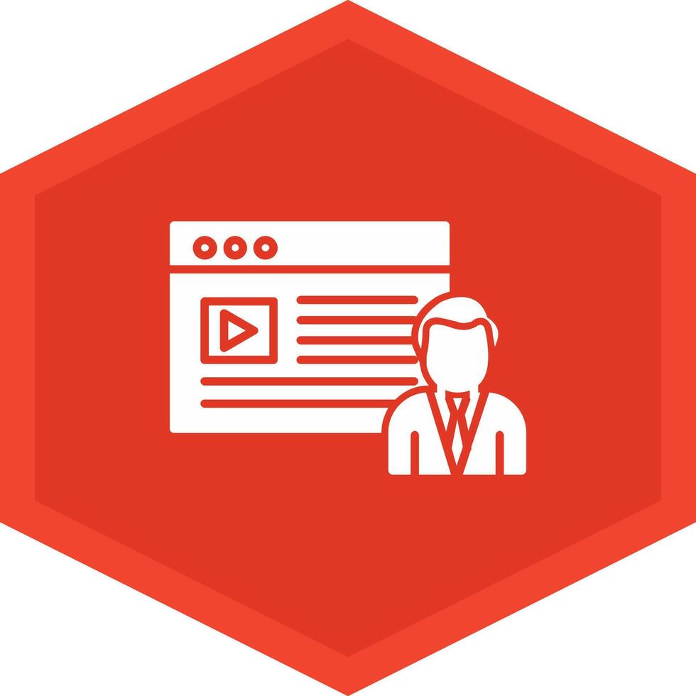 Content Creator Icon Design Symbol vector