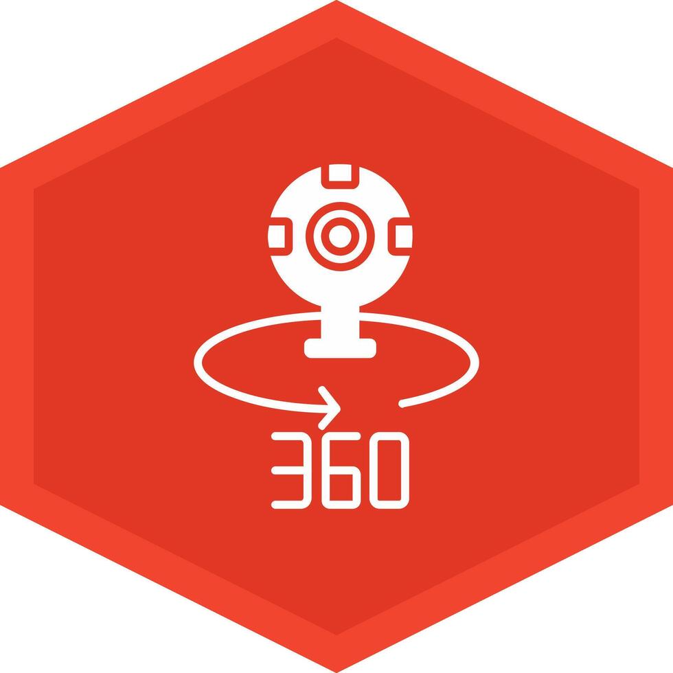 360 Camera Icon Design Symbol vector
