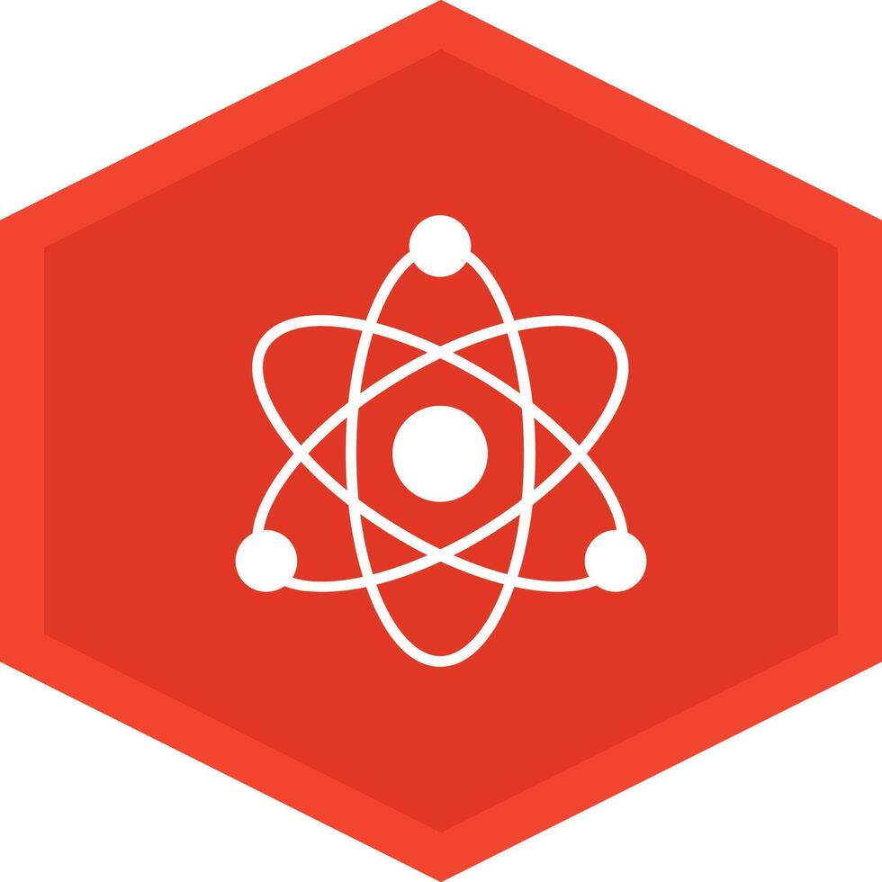Atom Icon Design Symbol vector