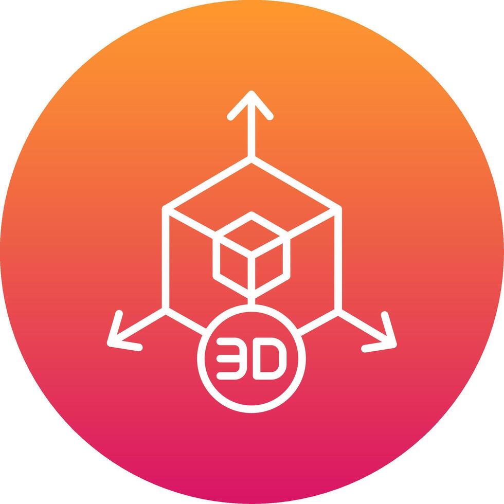 3d Icon Design Symbol vector