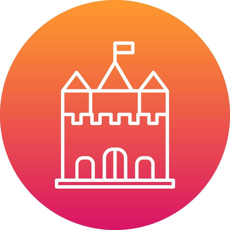 Castle Icon Design Symbol vector