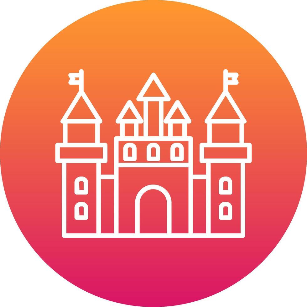 Castle Icon Design Symbol vector
