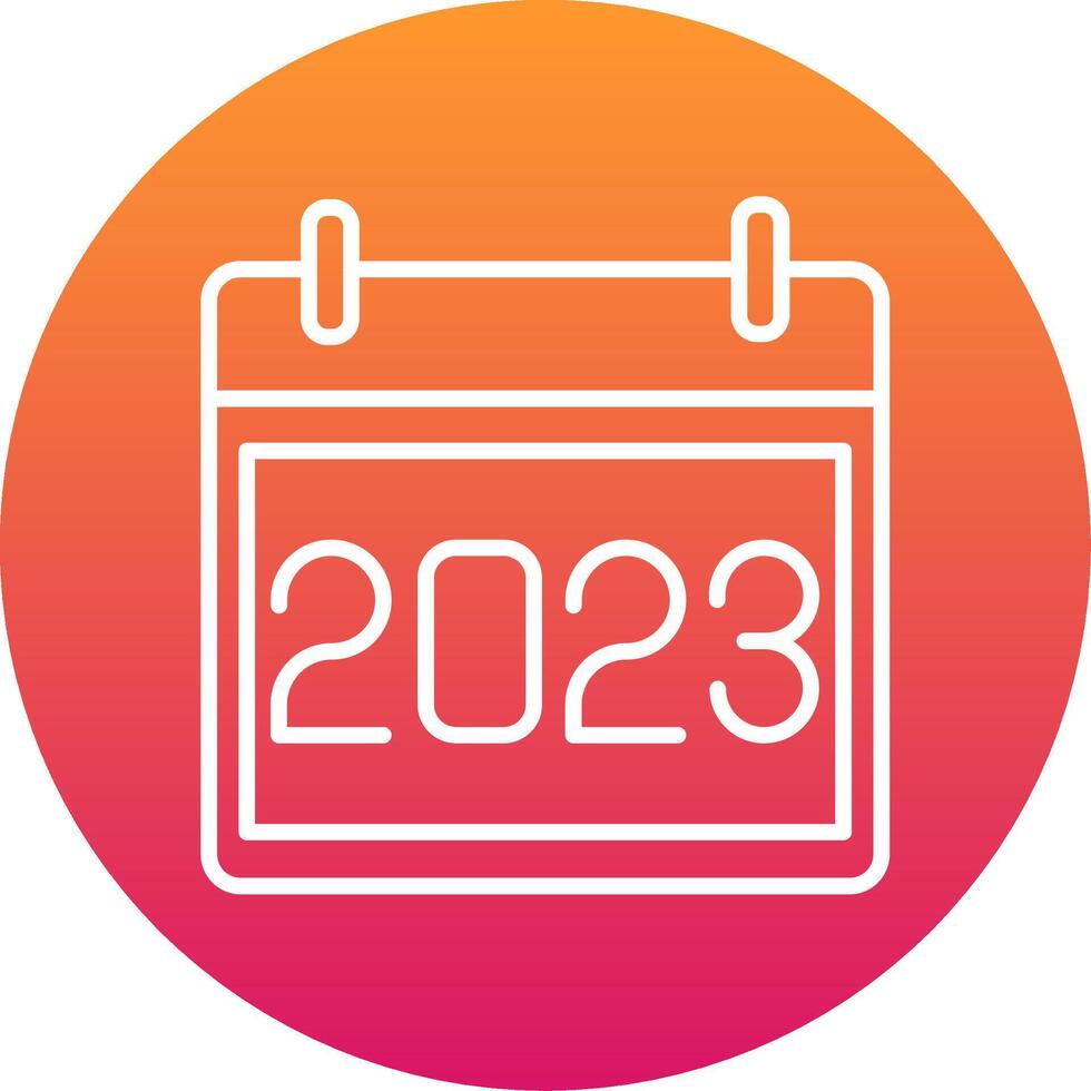 Year Icon Design Symbol vector