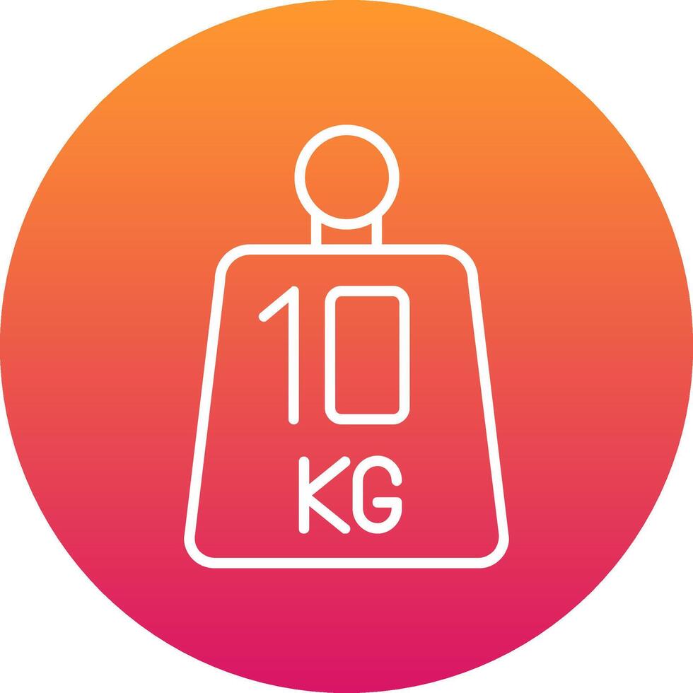 Weights Icon Design Symbol vector