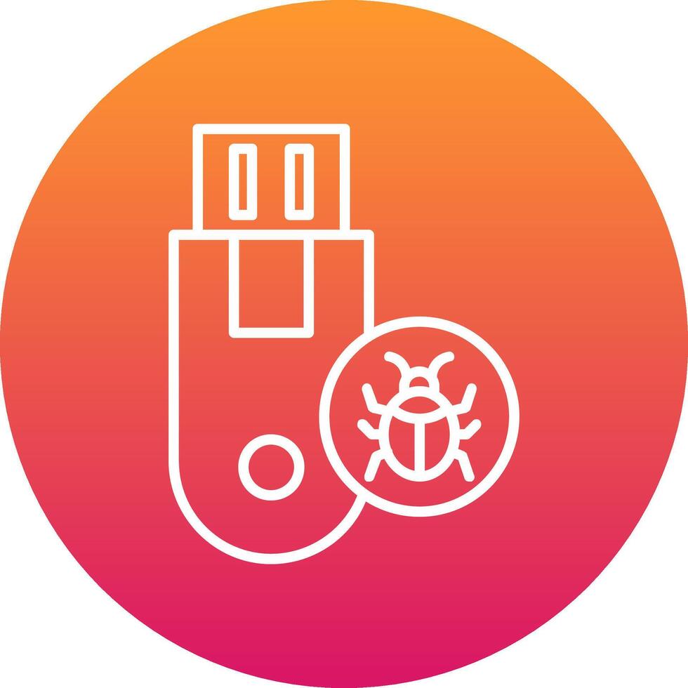 Usb Icon Design Symbol vector