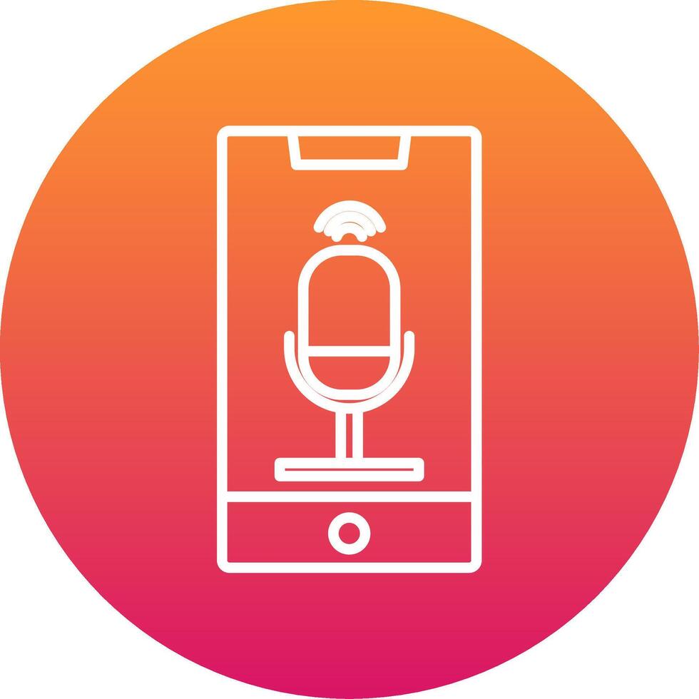 Voice Control Icon Design Symbol vector