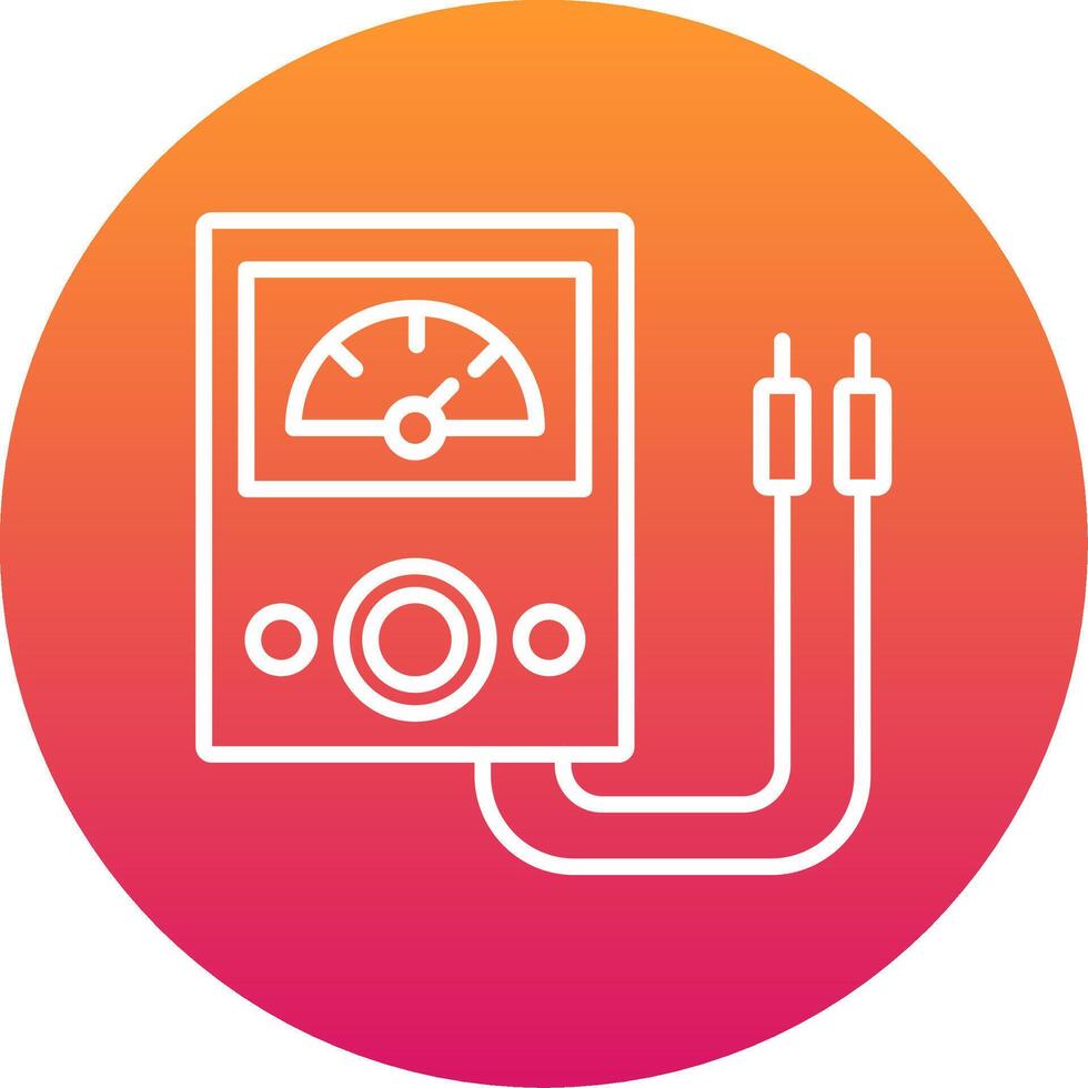 Voltmeter Icon Design Symbol vector