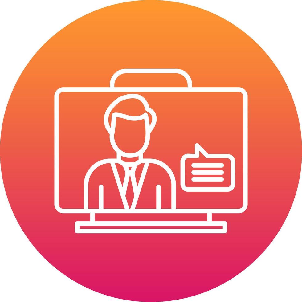 Virtual Assistant Icon Design Symbol vector