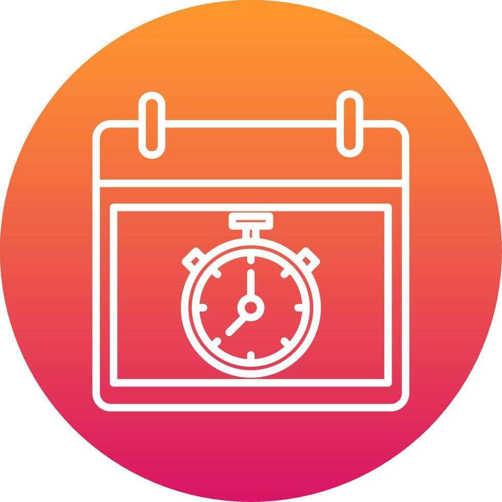 Timer Icon Design Symbol vector