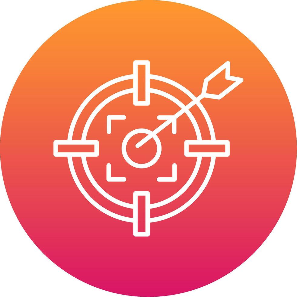 Target Icon Design Symbol vector