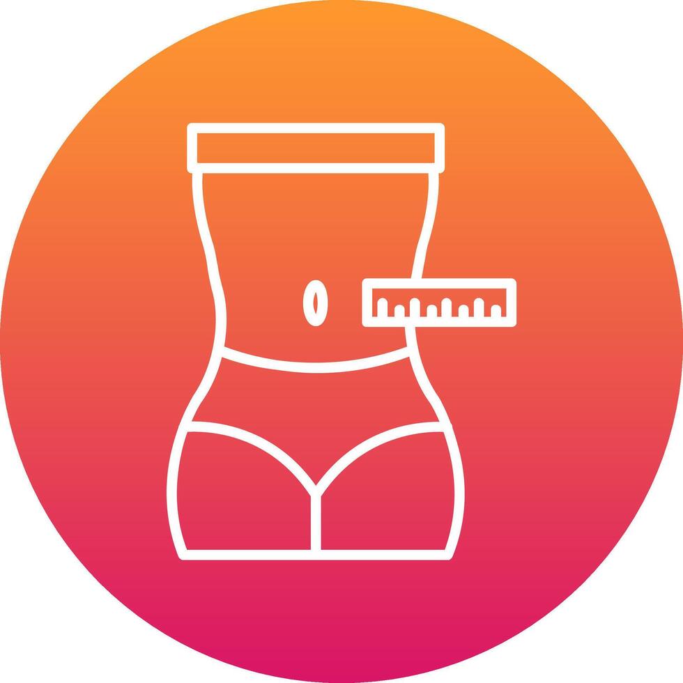 Waist Icon Design Symbol vector