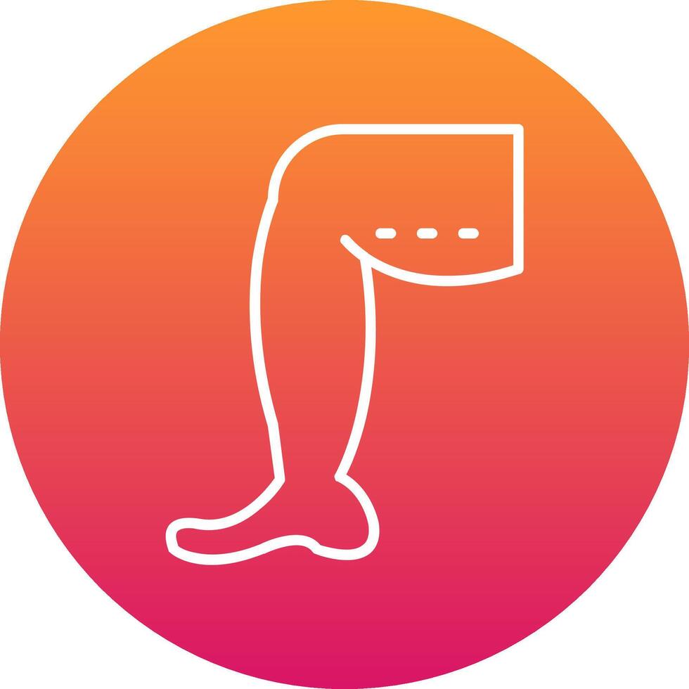 Thighs Icon Design Symbol vector