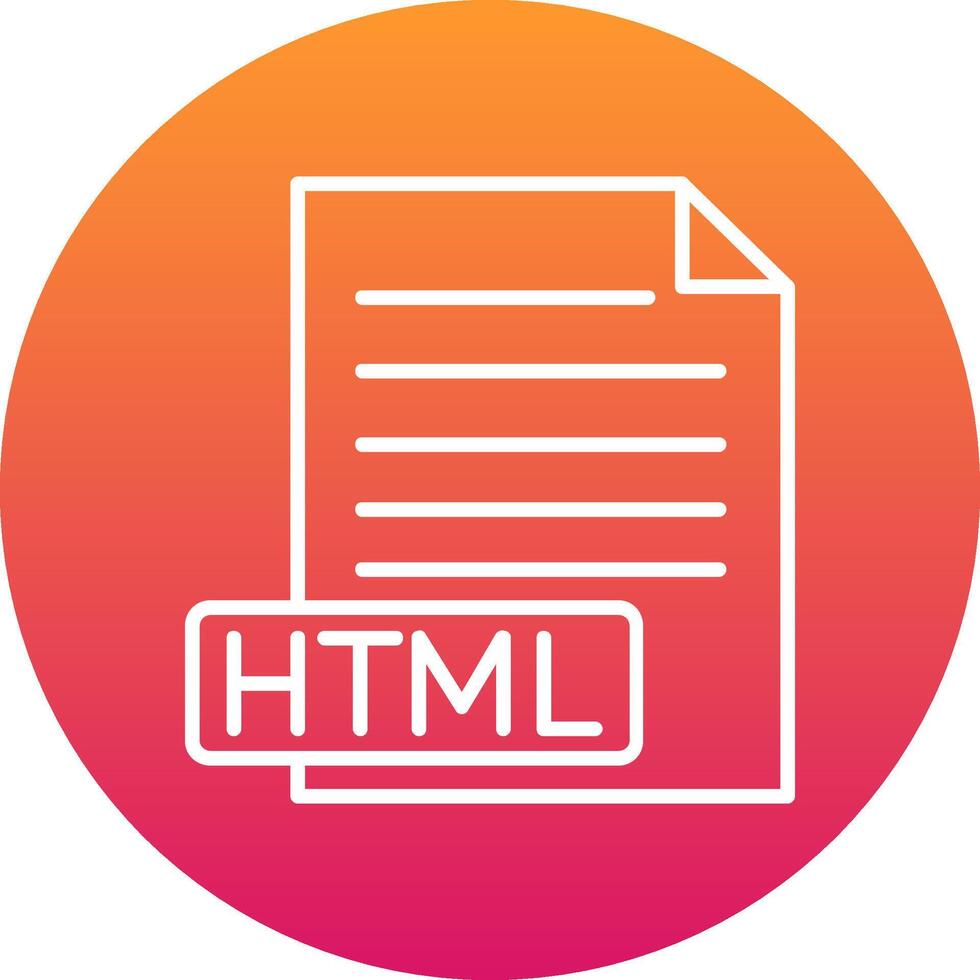 HTML Icon Design Symbol vector