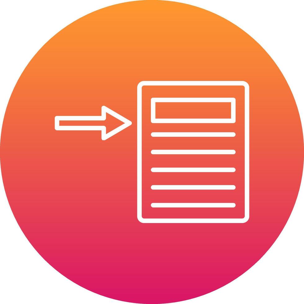 Headline Icon Design Symbol vector