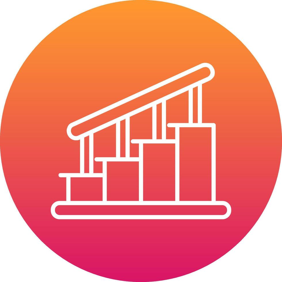 Stairs Icon Design Symbol vector