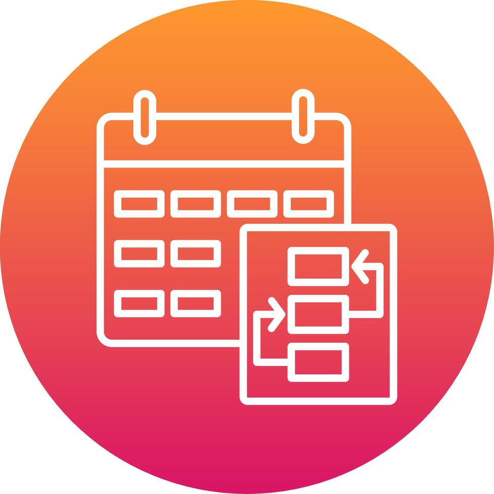 Plan Icon Design Symbol vector