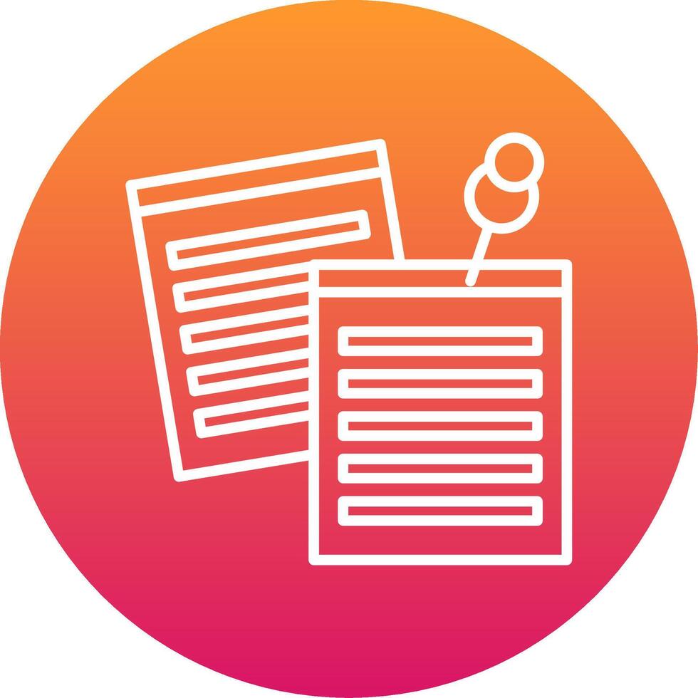 Sticky Notes Icon Design Symbol vector