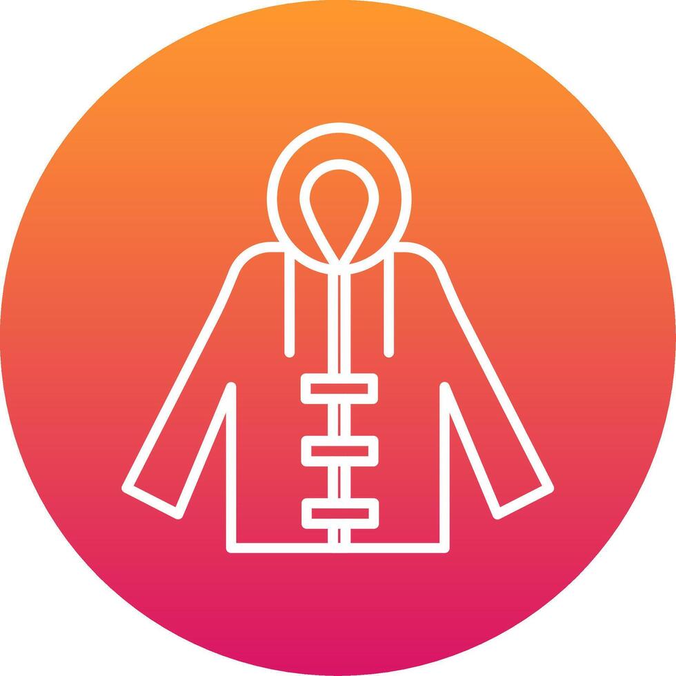 Raincoat Icon Design Symbol vector