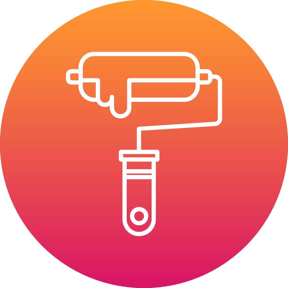 Paint Roller Icon Design Symbol vector