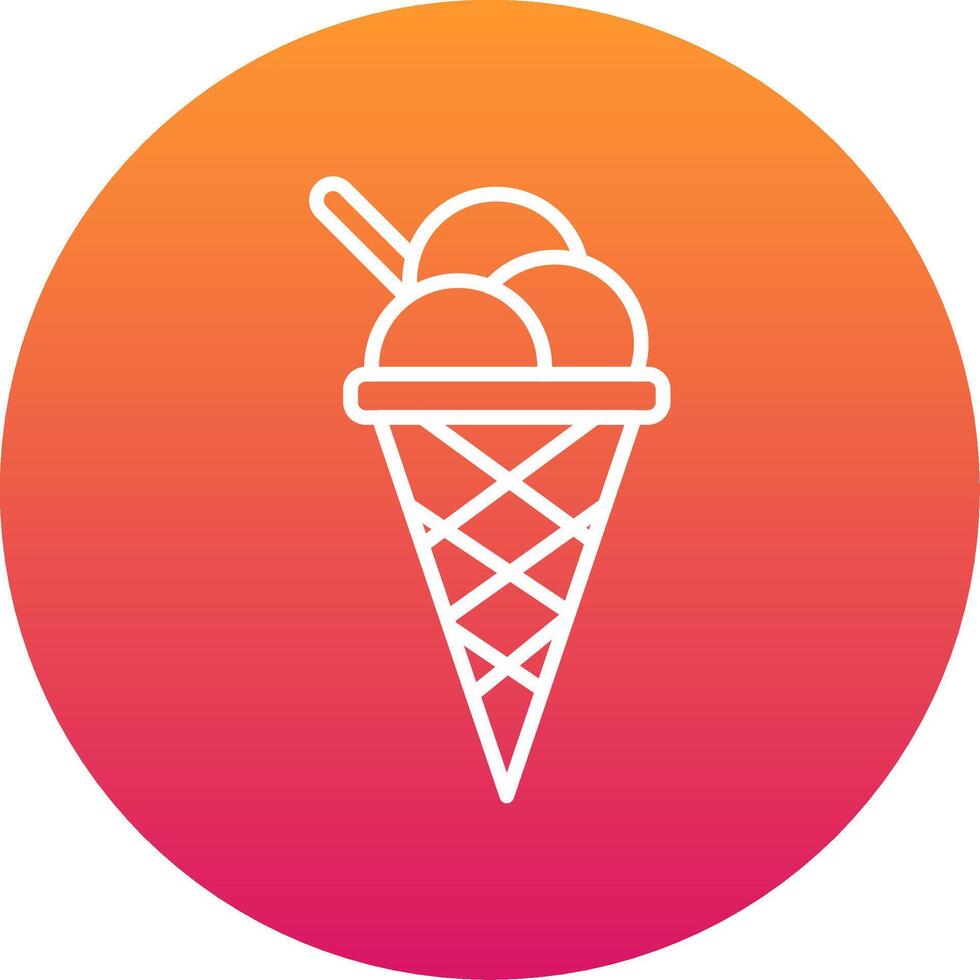Ice Cream Icon Design Symbol vector