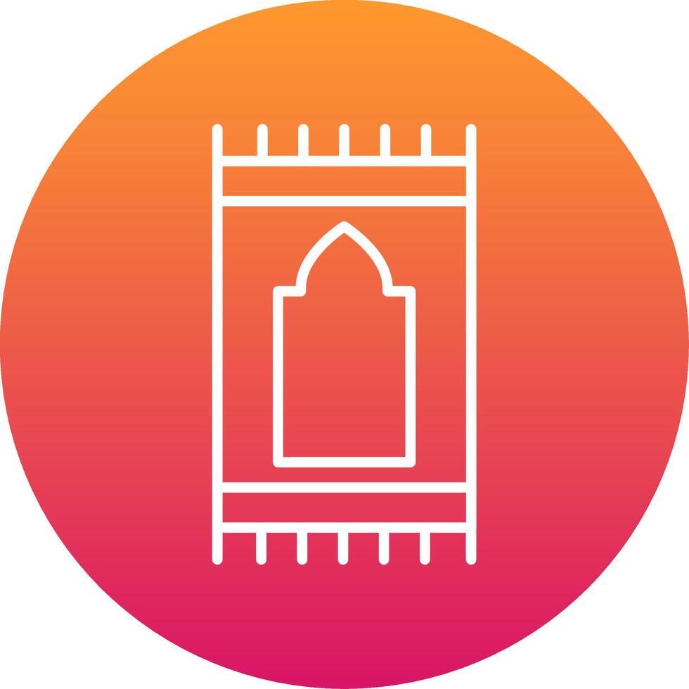 Sajadah Icon Design Symbol vector