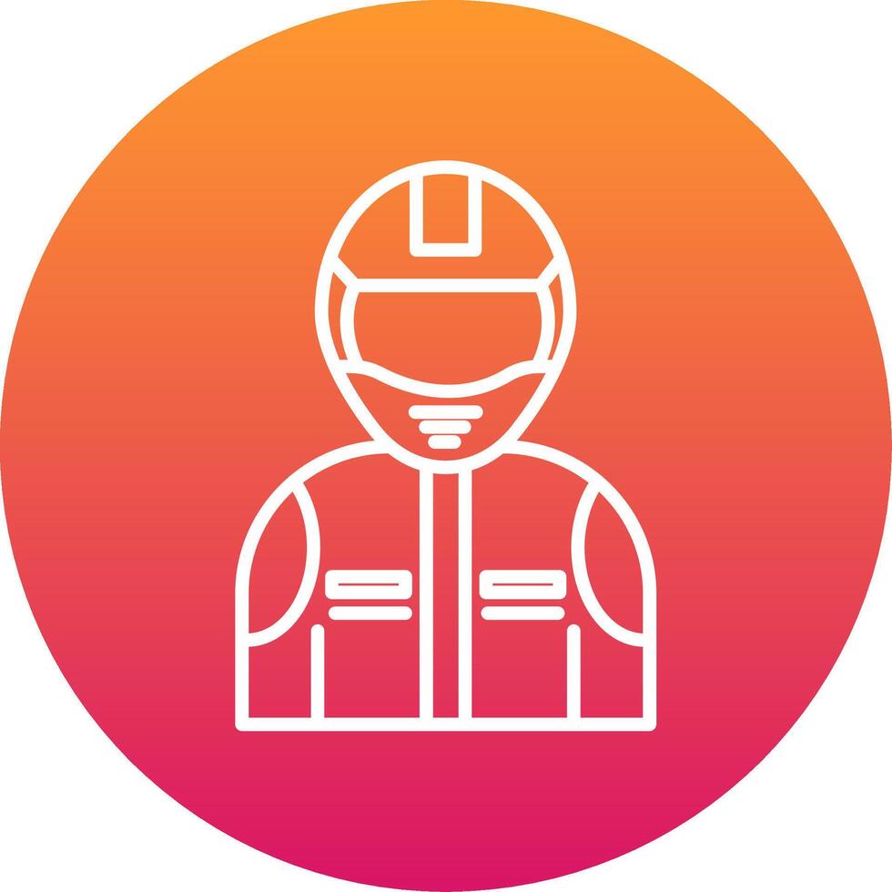 Racer Icon Design Symbol vector