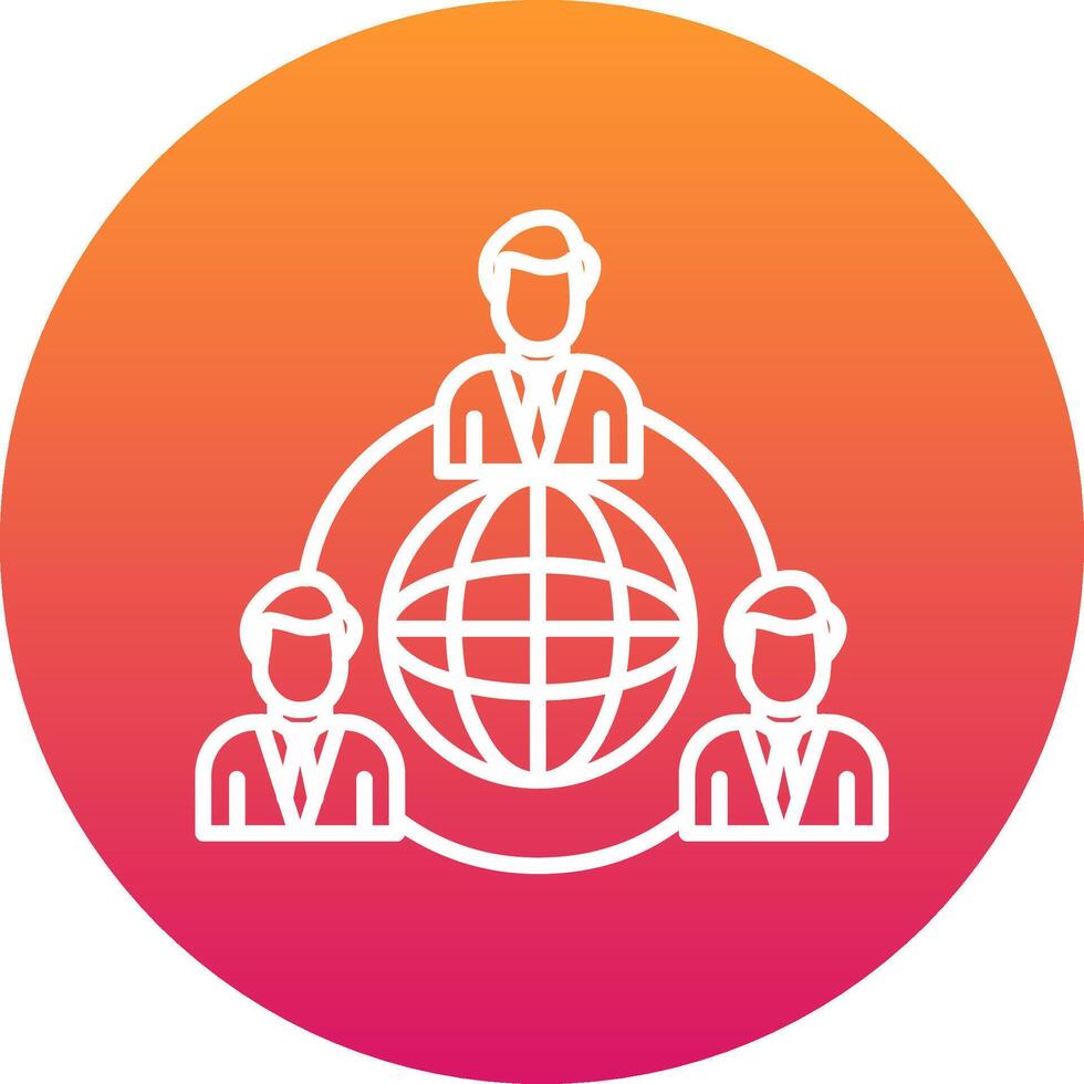 Outsourcing Icon Design Symbol vector
