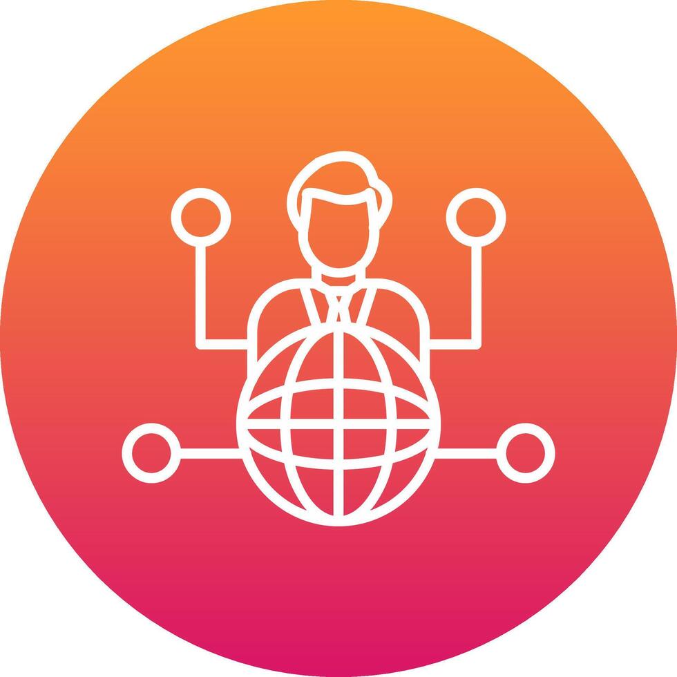 Outsource Icon Design Symbol vector