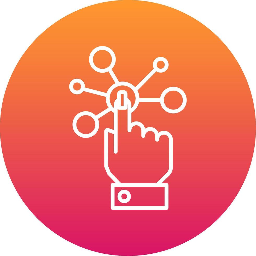 Interaction Icon Design Symbol vector