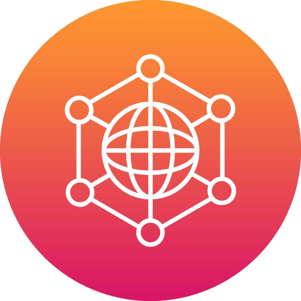 Networking Icon Design Symbol vector