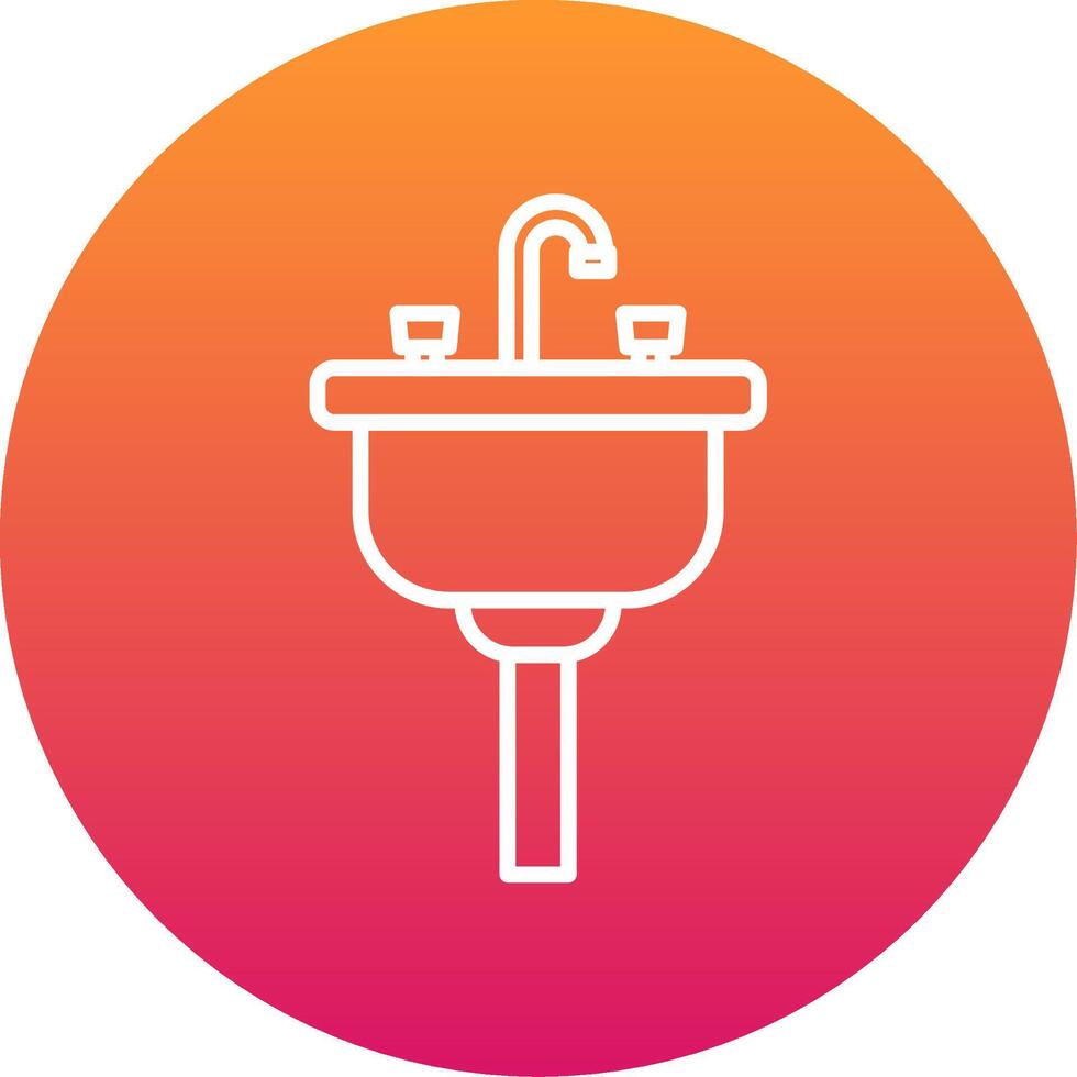 Sink Icon Design Symbol vector
