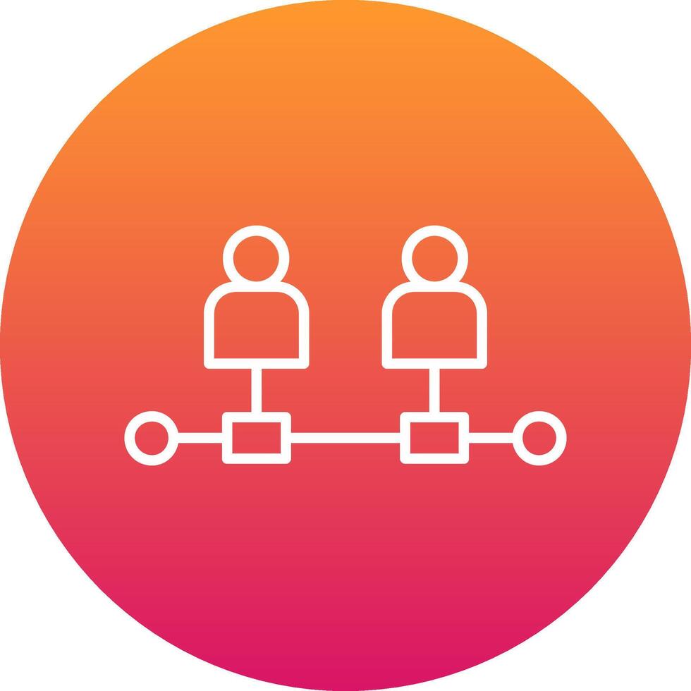 Network Connection Icon Design Symbol vector