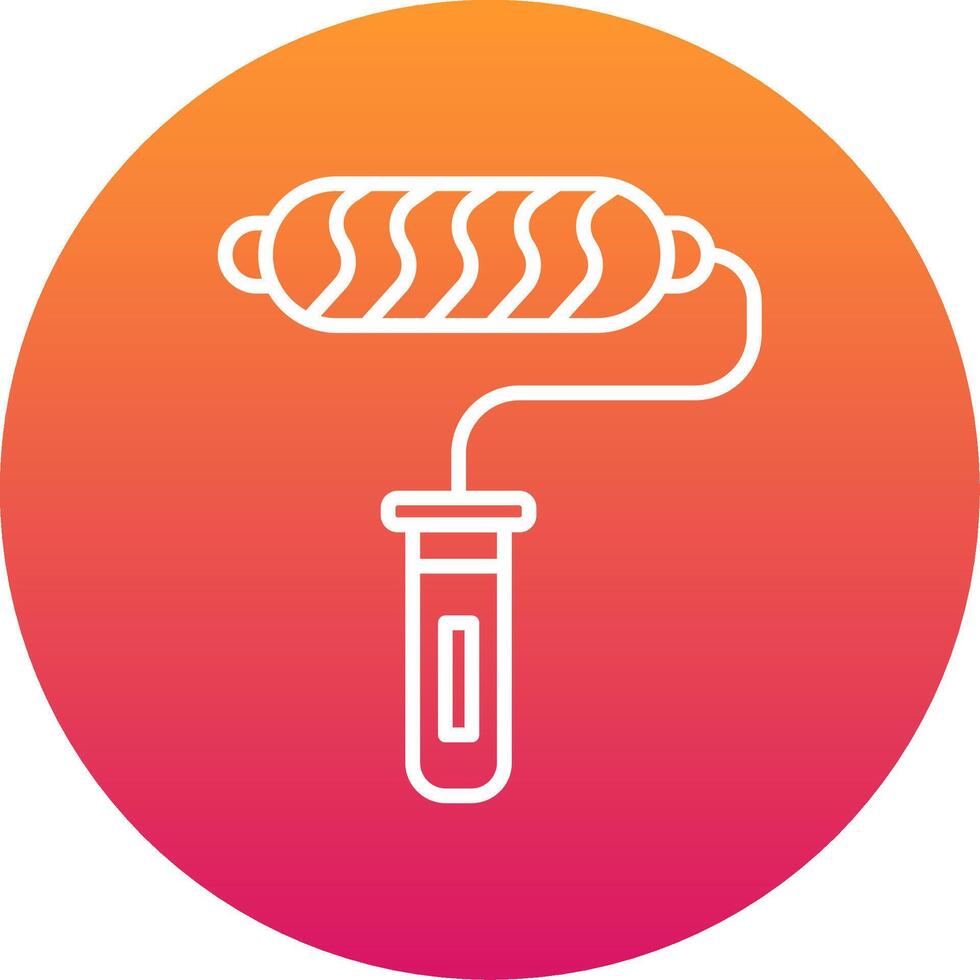 Paint Roller Icon Design Symbol vector