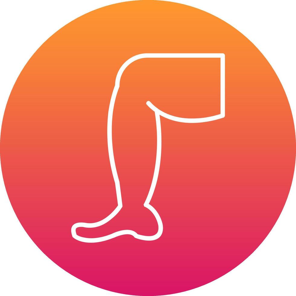 Leg Icon Design Symbol vector