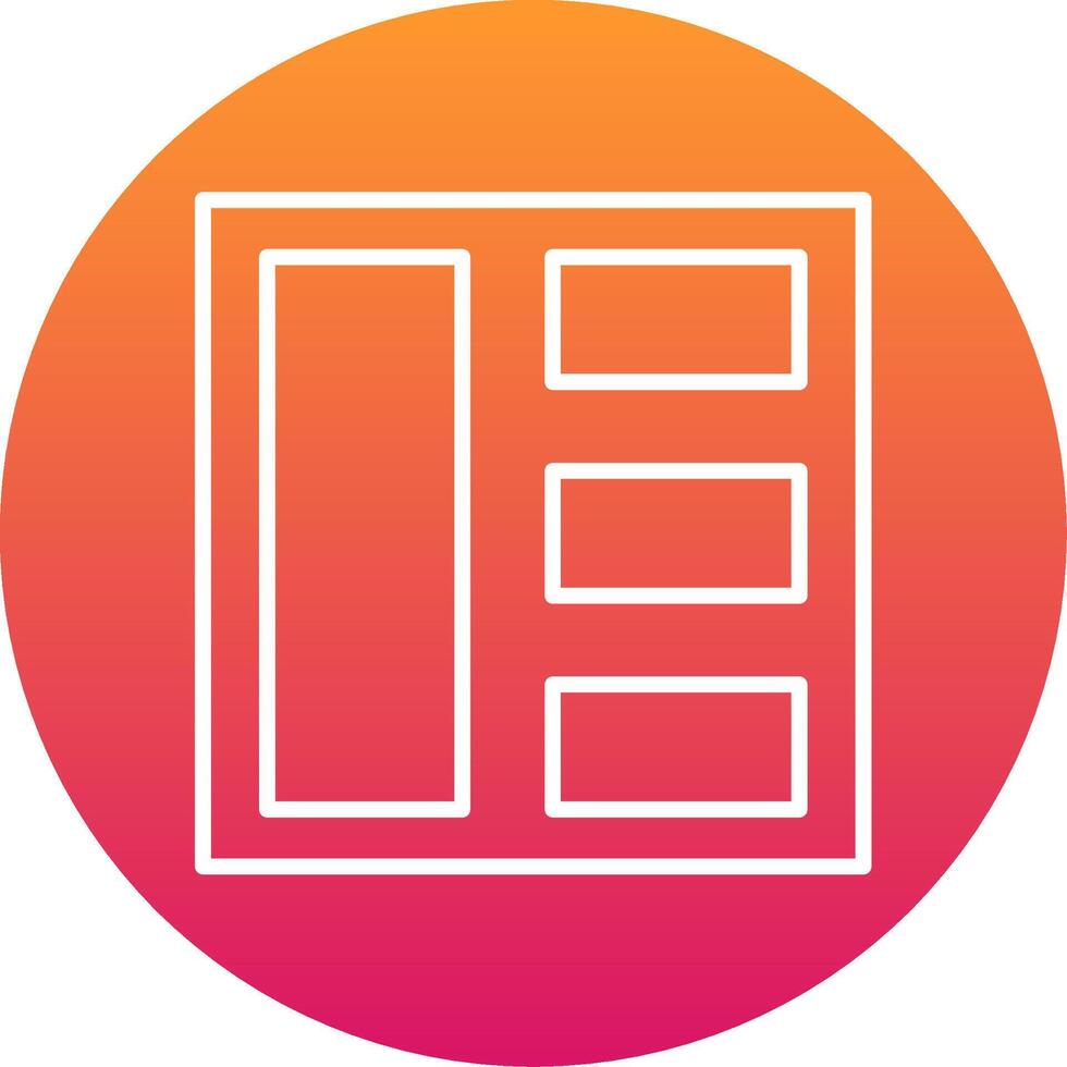 Grid Icon Design Symbol vector
