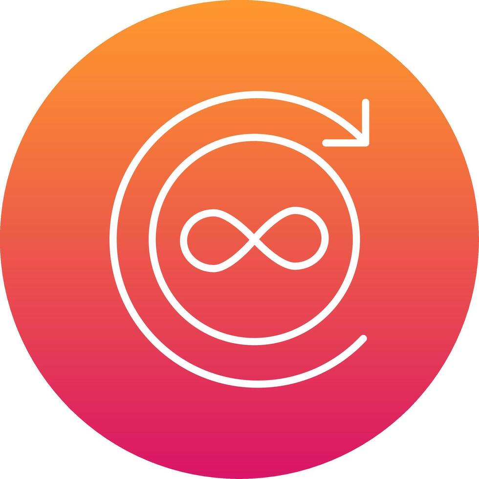 Infinite Icon Design Symbol vector