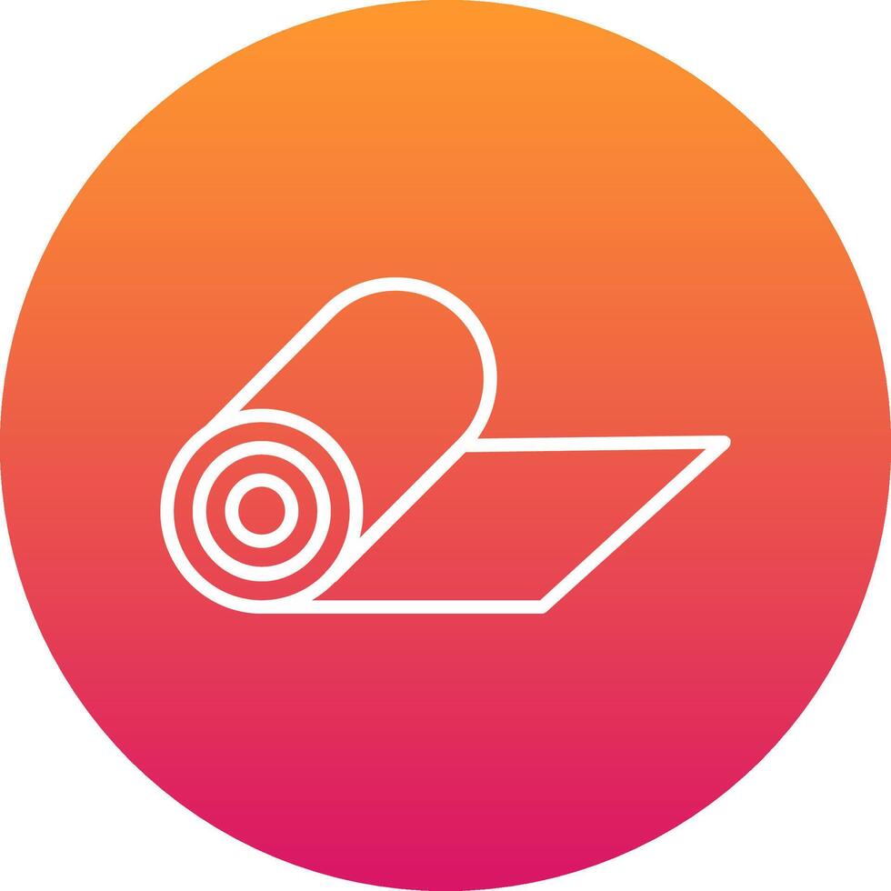 Gym Mat Icon Design Symbol vector