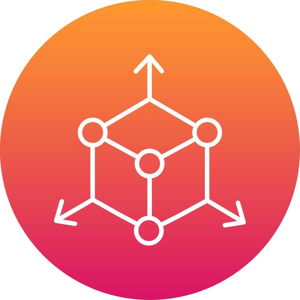 Dimensions Icon Design Symbol vector