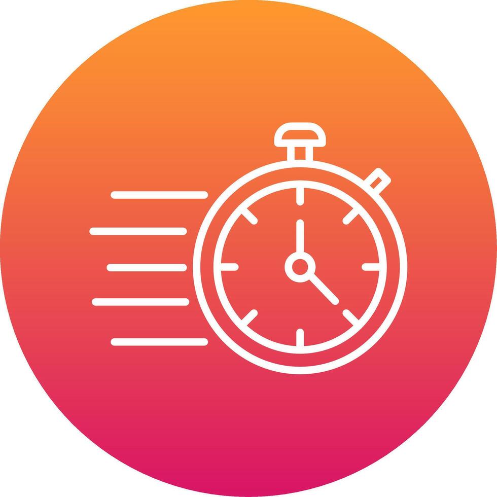 Fast Time Icon Design Symbol vector
