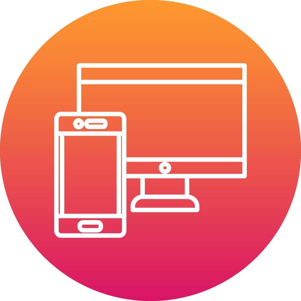 Device Icon Design Symbol vector