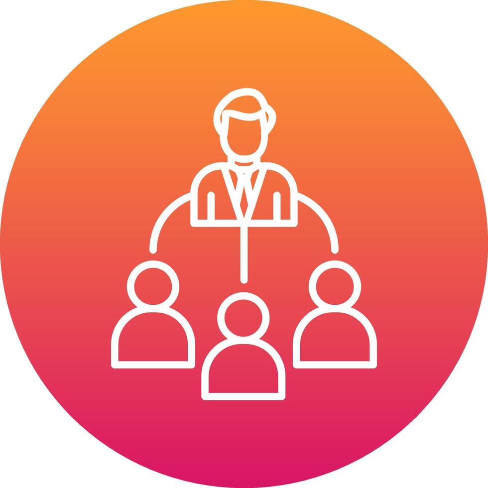 Delegate Icon Design Symbol vector