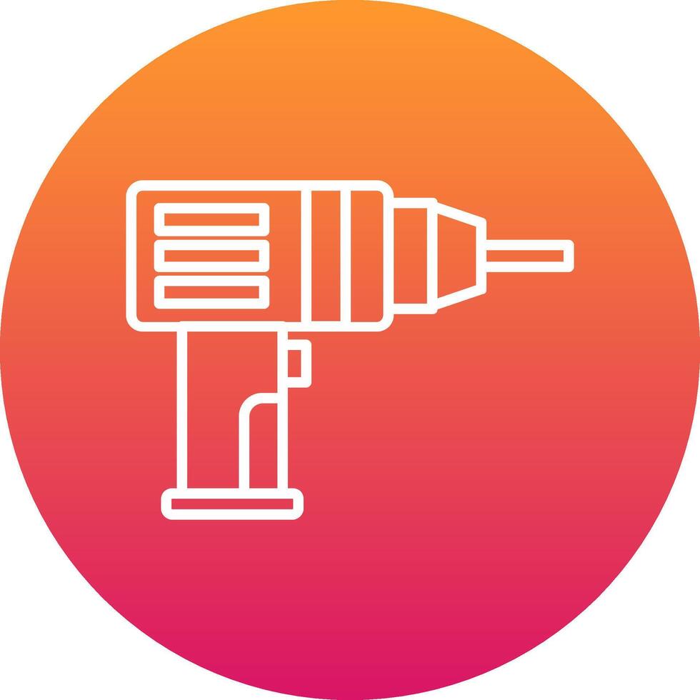 Drilling Machine Icon Design Symbol vector