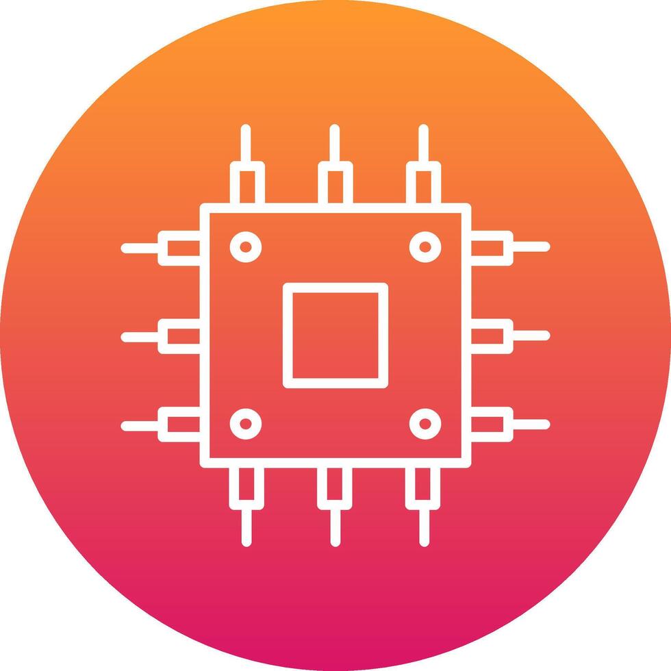 Chip Icon Design Symbol vector