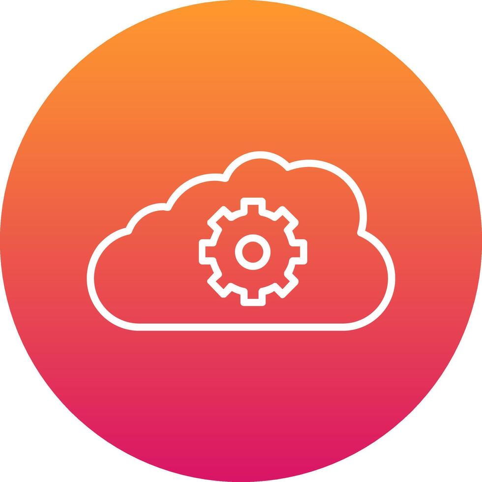 Cloud Storage Icon Design Symbol vector