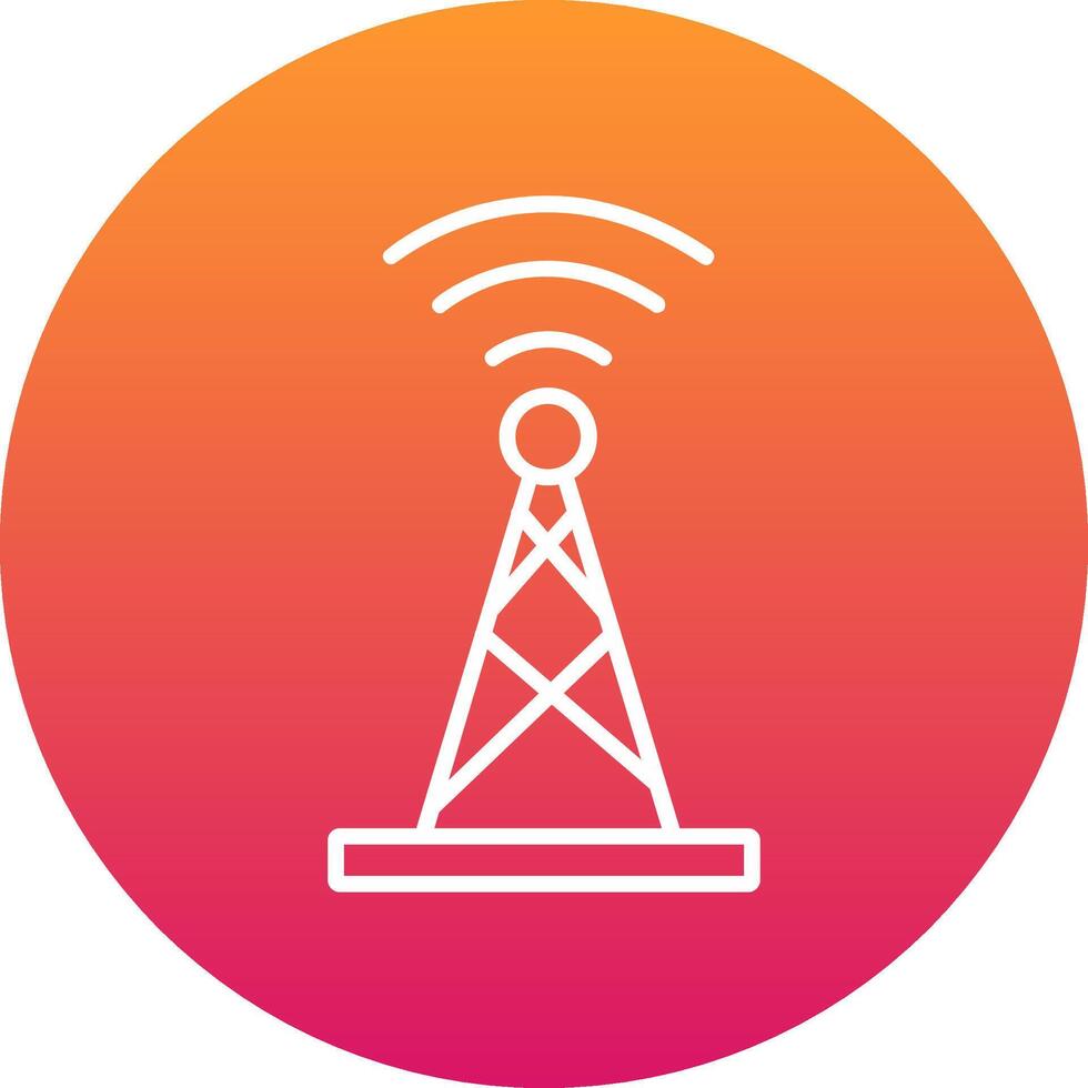 Broadcast Icon Design Symbol vector
